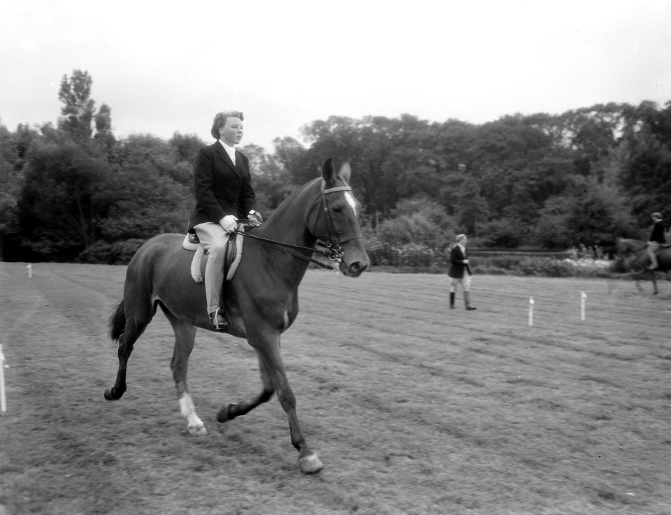 Concours Hippique Den Haag met Prinses Beatrix en Prinses Irene, Bestanddeelnr 906-7285