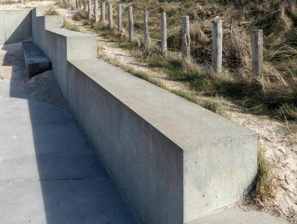 Concrete barrier at Nørre Vorupør