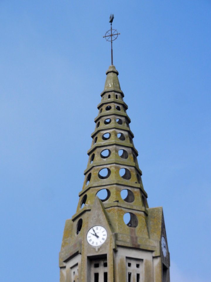Condé-sur-Suippe (Aisne) Église, la flèche