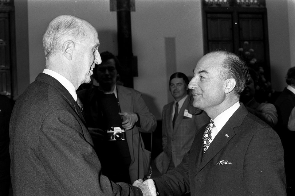 Conferentie van Ministers van Buitenlandse Zaken van EEG-landen in Den Haag, Ridderzaal, Bestanddeelnr 926-0393