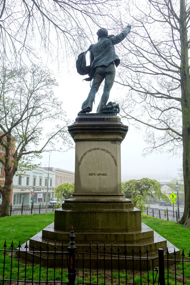Commodore Oliver Hazard Perry by William Green Turner, 1885 - Eisenhower Park - Newport, Rhode Island - DSC03991