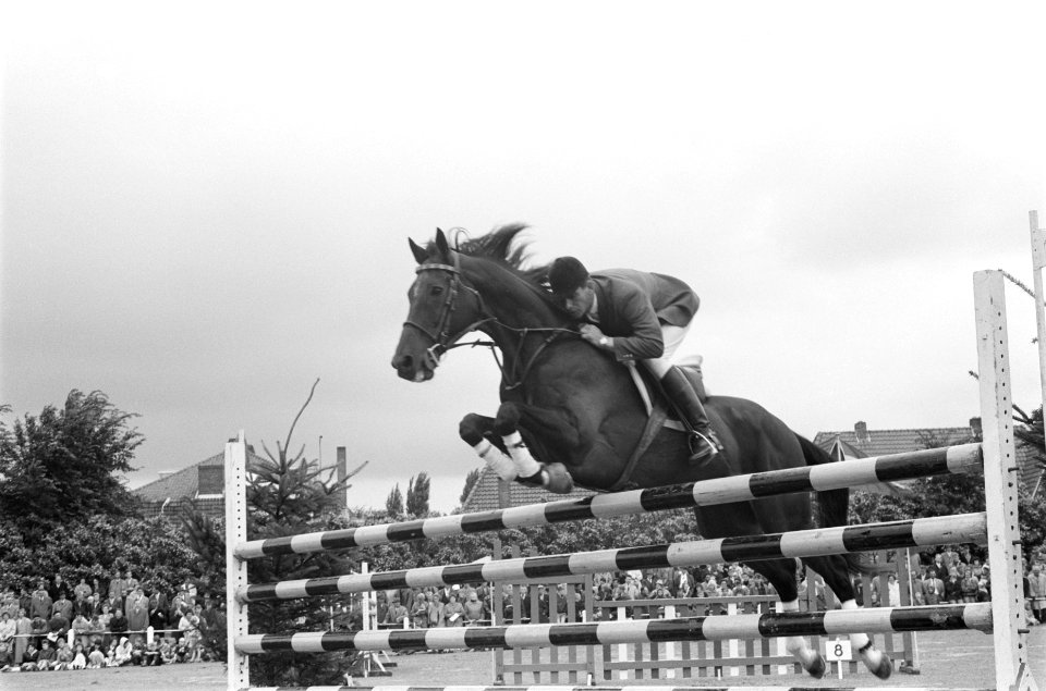 Concours Hippique om Nederlandse Kampioenschappen in Hoofddorp Springmomenten, Bestanddeelnr 912-7503