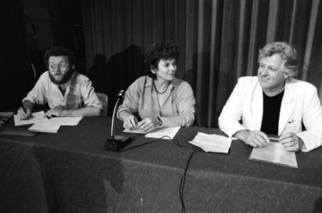 Conferentie Klein Links over samenwerking, Amsterdam v.l.n.r. Frans Jansen (PSP, Bestanddeelnr 933-3416