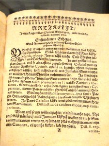 Confession Fidei by Jacobus Pauli Raumannus, Finnish translation, 1651- National Museum of Finland - DSC04241