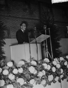 Congres van de KVP in de Margriethal van de Jaarbeurs te Utrecht, Bestanddeelnr 907-3768