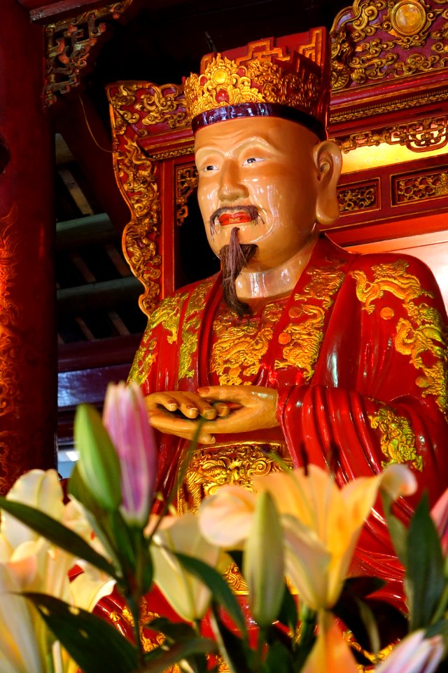 Confucius - Temple of Literature, Hanoi - DSC04636