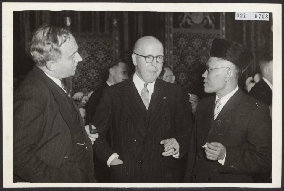 Conferenties, ministers, Lieftinck, P, Nederlands-Indonesische Unie, S,jacob,h, Bestanddeelnr 091-0708