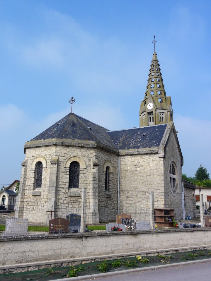 Condé-sur-Suippe (Aisne) Église, chevet