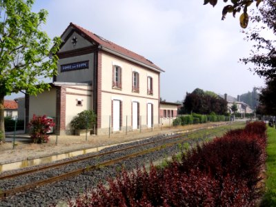 Condé-sur-Suippe (Aisne) la gare