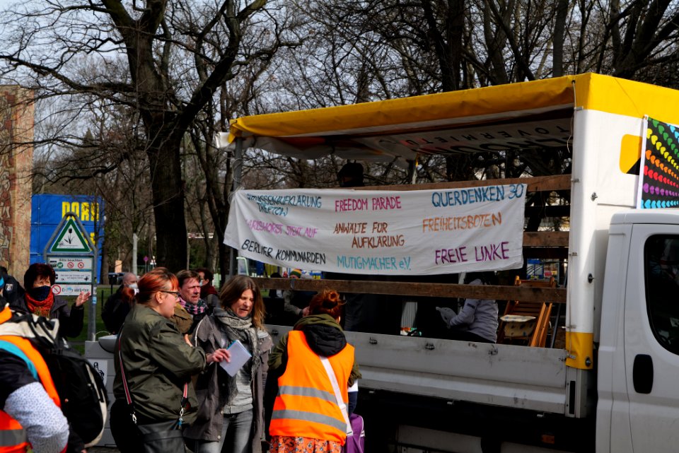 Conspiracist demonstration Berlin 2021-03-28 09