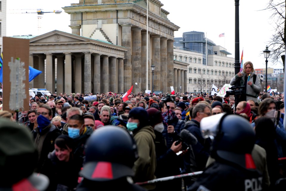 Conspiracist demonstration Berlin 2020-11-18 21