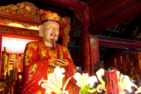 Confucius - Temple of Literature, Hanoi - DSC04635