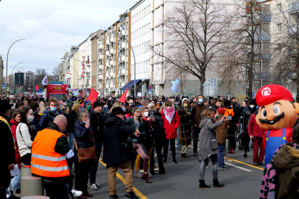 Conspiracist demonstration Berlin 2021-03-28 29