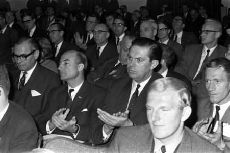Congres Christen Radicalen te Scheveningen. Tijdens congres fractievoorzitter CH, Bestanddeelnr 920-8461