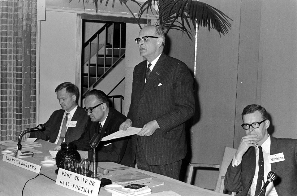 Congres Christen Radicalen te Scheveningen. Professor de Gaay Fortman aan het wo, Bestanddeelnr 920-8464