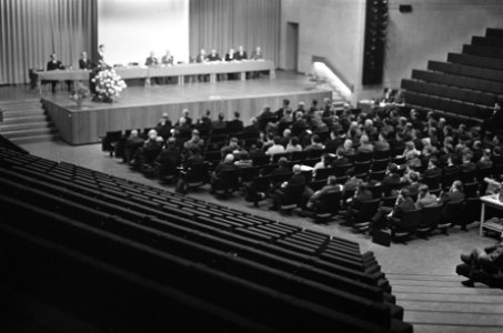 Congres over Geluidshinder in aula Technische Hogescho te Delft. Overzicht, Bestanddeelnr 921-7720