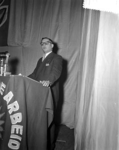 Congres Partij van de Arbeid Den Haag. Evert Vermeer, Bestanddeelnr 934-6149