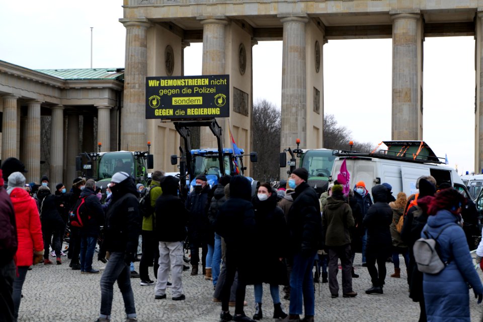 Conspiracist protest Berlin 2021-02-06 05