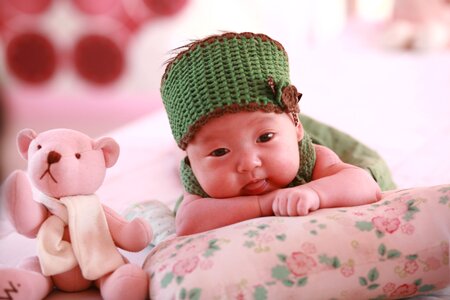 50 days photos new born girl