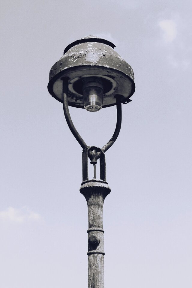 Lighting street lamp outdoor