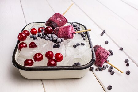 Dessert frozen background
