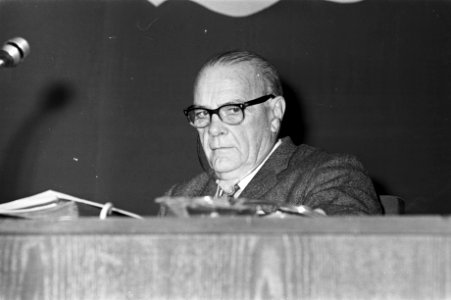 Congres Wereldraad van Kerken in Utrecht, dr E Carson Blake , secretaris-gener, Bestanddeelnr 925-8085