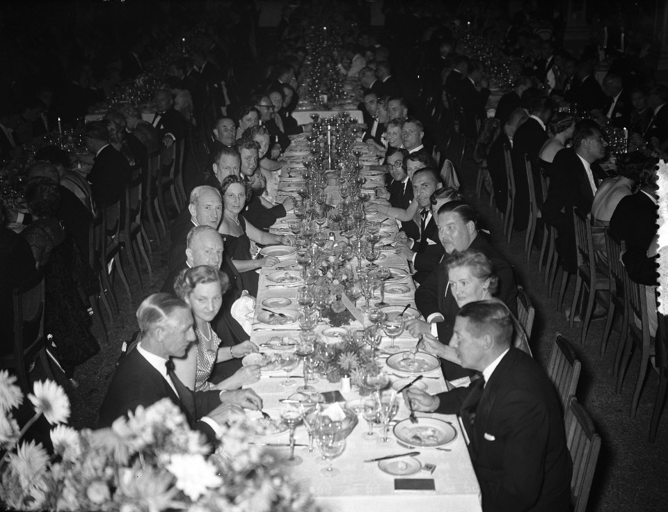 Congres zee assuradeuren Den Haag banquet, Bestanddeelnr 906-7162