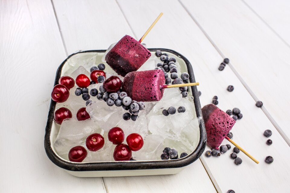 Dessert frozen background