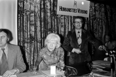 Congres over overlevingsproblematiek van Humanistisch Verbond in Rotterdam mi, Bestanddeelnr 927-7382