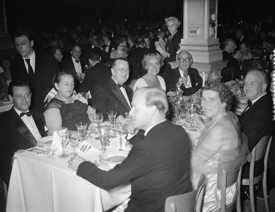 Congres zee-assuradeuren Den Haag, Banket, Bestanddeelnr 906-7157