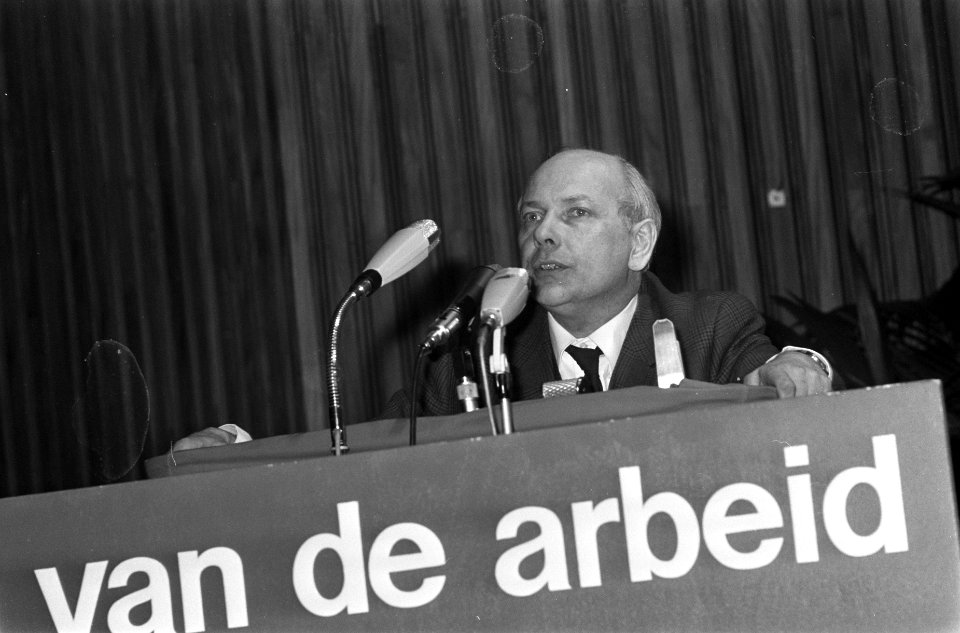 Congres Partij van de Arbeid in Nederlands Congresgebouw Den Haag Den Uyl tijden, Bestanddeelnr 922-1856