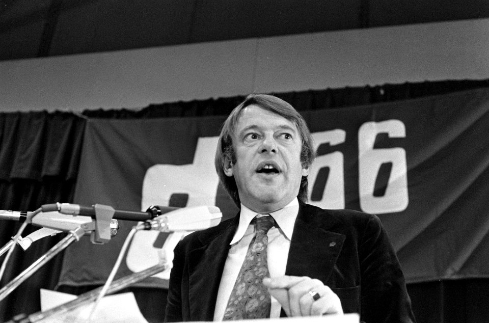Congres D66 in Utrecht Van Mierlo aan het woord, Bestanddeelnr 928-8715