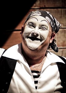 Expression makeup smile