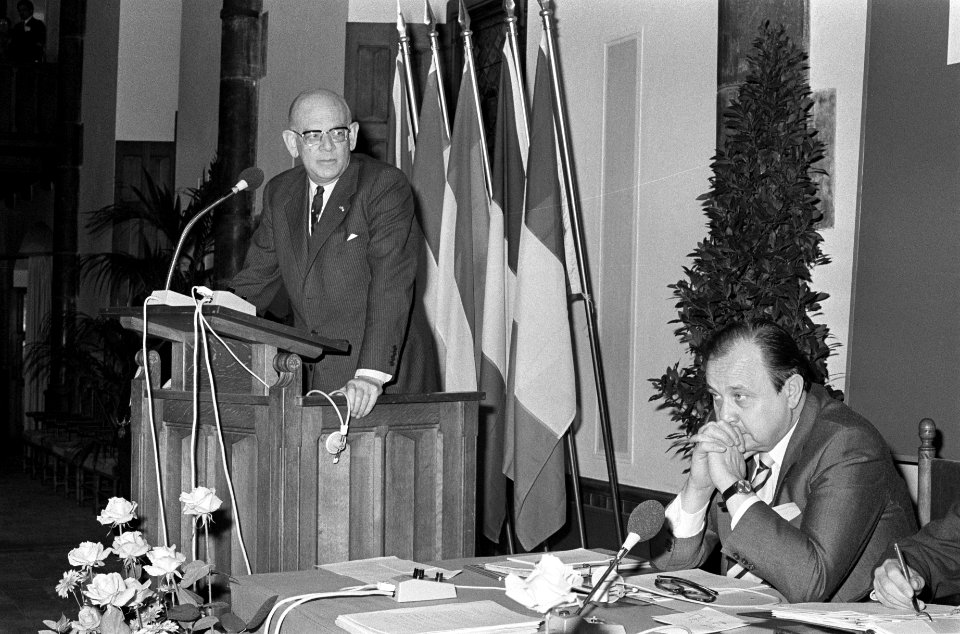 Congres Liberale en Democratische Patijen in EG in Den Haag overzicht, Bestanddeelnr 928-8738