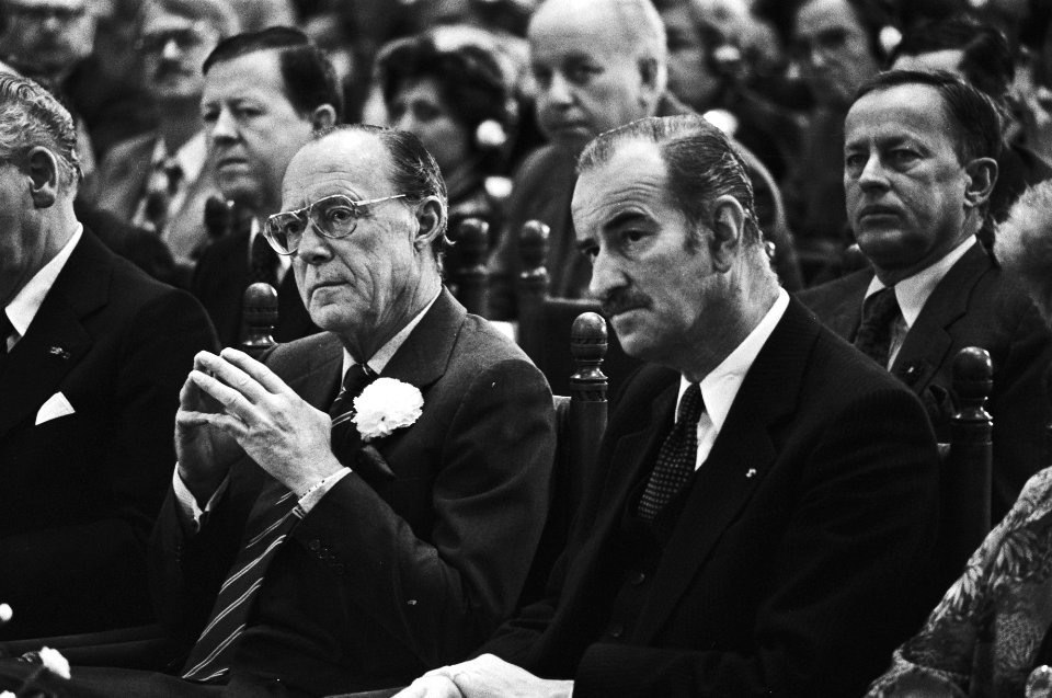 Congres Ver Europese Journalisten in Ridderzaal, Den Haag Prins Bernhard en m, Bestanddeelnr 929-9348