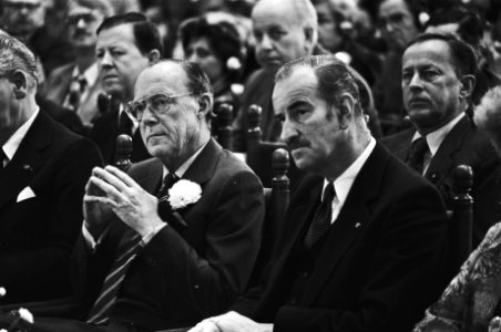 Congres Ver Europese Journalisten in Ridderzaal, Den Haag Prins Bernhard en m, Bestanddeelnr 929-9348