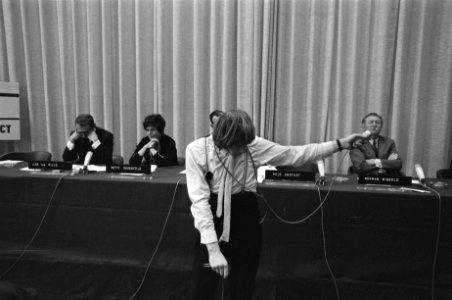 Congres Wat bezielt die jongens in Hilversum RAI Ada Nummer 11a Nico Haasbroek, Bestanddeelnr 923-1442