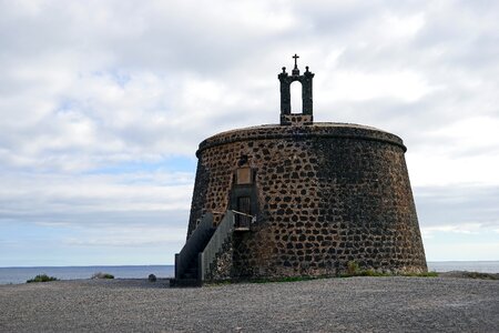 El castillo o torre del aguila lanzarote south coast