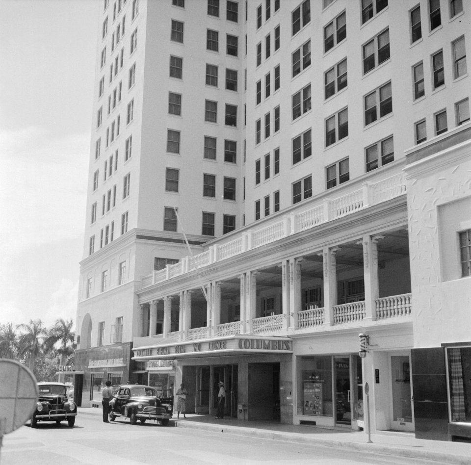 Columbus Hotel aan de Biscayne Boulevard in Miami, Bestanddeelnr 191-0763