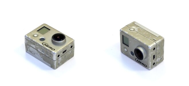 Disassembled compact old