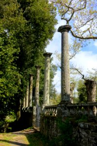 Columns from the Bosco - Villa Lante, Bagnaia, Italy - DSC01973