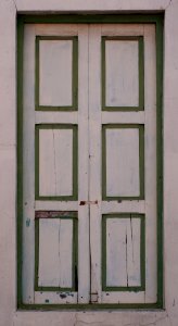 Colonial house window at ports of Altagracia