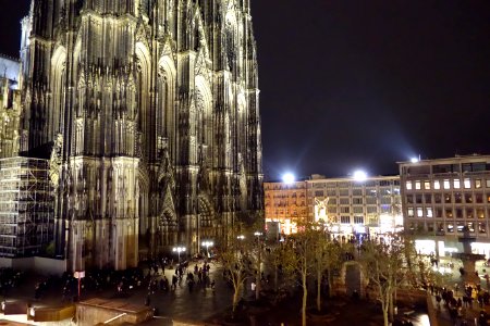 Cologne Cathedral at night - Cologne, Germany - DSC09693