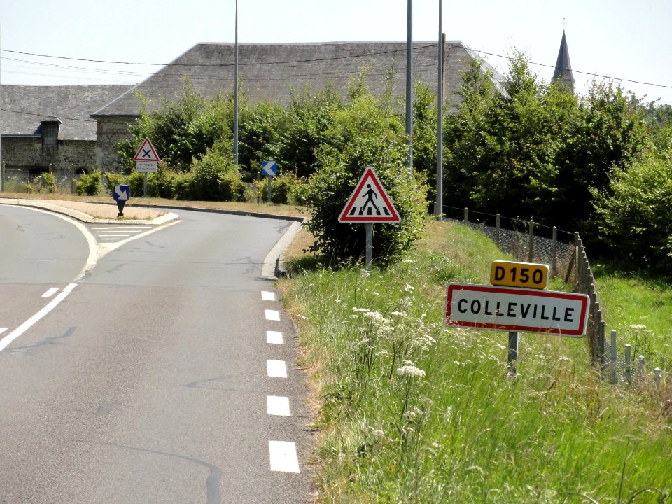 Colleville (Seine-Mar.) entrée