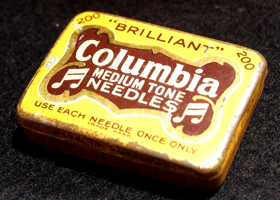 Colombia medium tone needles tin, pic2