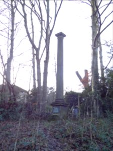 Column at SW of Meanwood Park