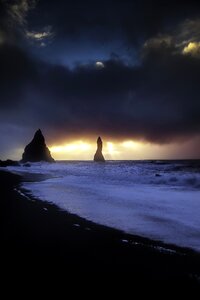 Icelandic south beach photo