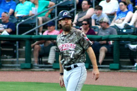 Collin Cowgill manages the Arkansas Travelers
