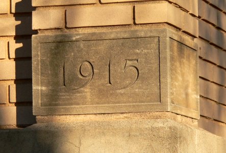 College View Public Library cornerstone