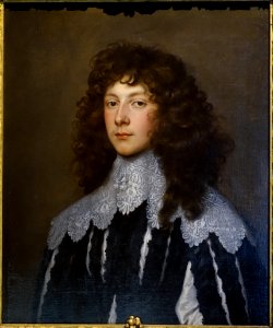 Colonel Lord Charles Cavendish (1620-1643) by Sir Anthony Van Dyck, 1637 - Oak Room, Chatsworth House - Derbyshire, England - DSC03062 photo